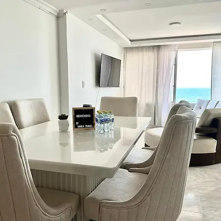 Hermoso Apt Frente Al Mar 4 Habitaciones